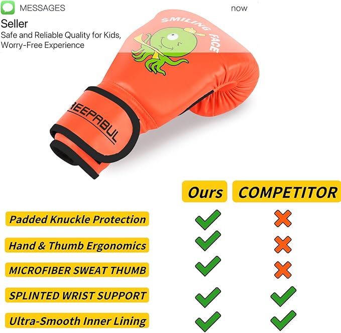 Upgrade Kids Boxing Gloves for 3-8 Year Boys and Girls, Toddler Boxing Gloves for Kids Training, Boxing Gloves Kid Sparring for Punching Bag, Kickboxing, Muay Thai, MMA