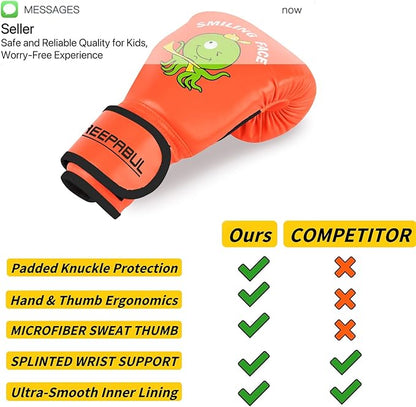 Upgrade Kids Boxing Gloves for 3-8 Year Boys and Girls, Toddler Boxing Gloves for Kids Training, Boxing Gloves Kid Sparring for Punching Bag, Kickboxing, Muay Thai, MMA