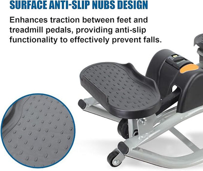 Rock Stepper,Step Rocker Side to Side,Lateral Rocking Fitness Stepper Home Workout Machine, Fitness Equipment Suitable for Home, Apartment, and Dormitory use