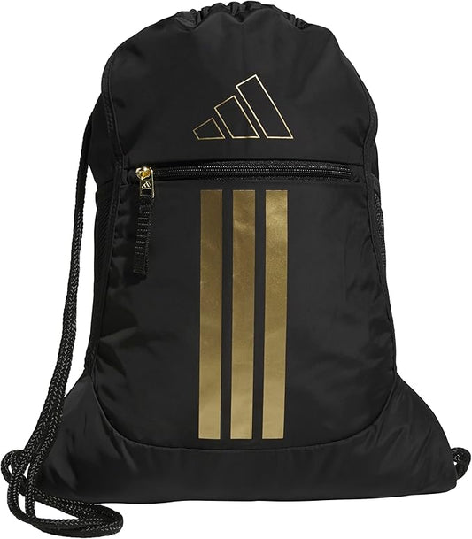 adidas Alliance Sackpack – Drawstring Backpack for Sports, Small Gym Bag