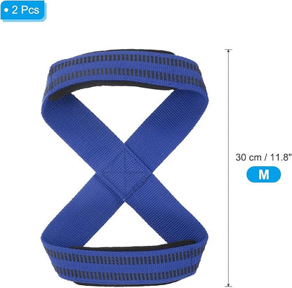 PATIKIL Figure Lifting Strap, Anti-Skid Weightlifting Wrist Wraps Dead Lift Padded Grips Weight Lifting Straps