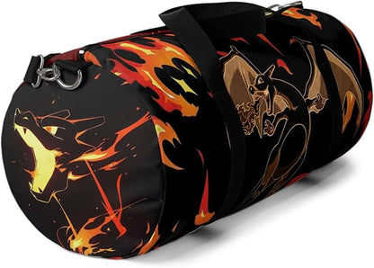 Anime Gym Bag for Women Men - Large Capacity Waterproof Workout Fitness Travel Sports Bags Fashion Street Camping ExpandaCLe Carry On Duffle Bag For Couple (CRZRD) PTY