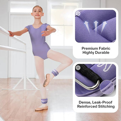 Sportneer Ankle Weights 0.5/1/2/3/5 LBS 1 Pair Wrist Leg Arm Weights for Women Men Kids Child with Adjustable Straps, Strength Weighted for Jogging Running Walking Fitness Gym Workout