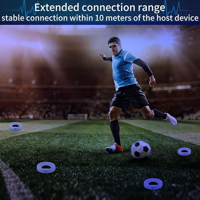 Reaction Training Light Kit, Hand Eye Coordination Reflex Training Pods, Quick Reaction Agility Training Lights Games for Athletes, Physical Therapists & Fitness Trainers Sports
