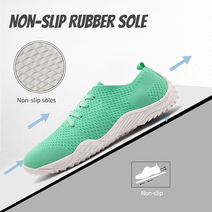 WCIDFY Barefoot Shoes Women Zero Drop Gym Walking Shoes Non Slip Minimalist Tennis Lightweight Breathable Yoga Sneakers
