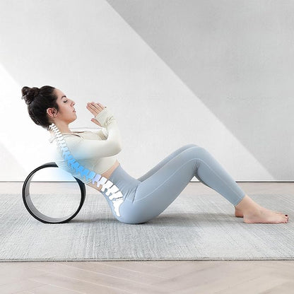 Back Roller, Foam Roller for Neck & Back Pain Relief, Yoga Wheel for Deep Tissue Muscle Massage, High Density Foam Tool for Physical Therapy, Stretching & Exercise(3 Pack)
