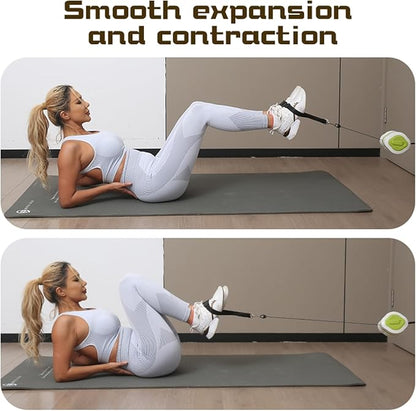 Multi Functional Fitness Equipment for Travel for Office and Business Trips Adjustable Resistance Fitness Pump 3 Speed, Home Comprehensive Training Equipment