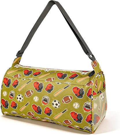C&F BOGMOST Small Gym Bag for Women & Men,Small Lightweight Duffel Bag Carry On Bags Mini Duffel Travel Bag Waterproof Sports Bags for Workout/Sport/Trave,Sporty Style