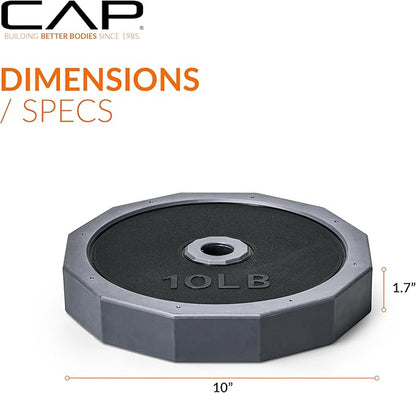CAP Barbell Multi-Use Adjustable Weight Set - Versatile Dumbbell, Barbell & Kettlebell for Full-Body Workouts | 45lb and 66lb options
