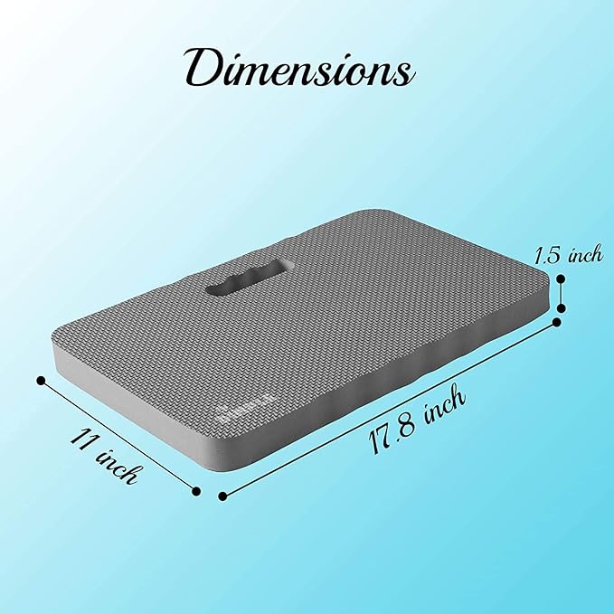 Dimple KTDC314013, High Density Thick Foam Comfort Kneeling Mats Yoga Exercise, Garden Cushions, Knee Pads, (Multi pack, Multi-Color)