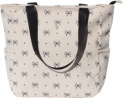 Original Floral Water Resistant Large Tote Bag Shoulder Bag for Gym Beach Travel Daily Bags Upgraded