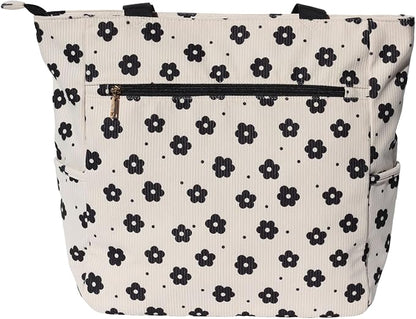 Original Floral Water Resistant Large Tote Bag Shoulder Bag for Gym Beach Travel Daily Bags Upgraded