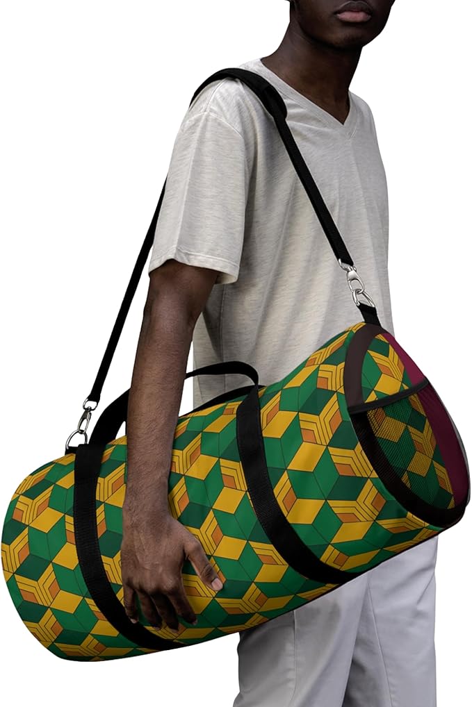 Anime Gym Bag for Women Men - Large Capacity Waterproof Workout Fitness Travel Sports Bags Fashion Street Camping ExpandaCLe Carry On Duffle Bag For Couple (Gyuu) PTY