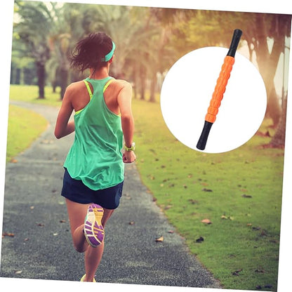 Massage Roller Stick for Muscle Relaxation and Deep Tissue Release Ergonomic Handle for Comfortable Pressure Control Portable Fitness Tool for Men and Women for Yoga and Post