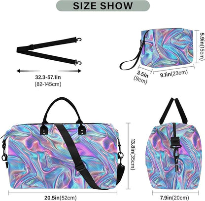 senya Weekender Bags Travel Duffel Gym Bag Trendy Y2k Style Carry on Overnight Tote Bag with Toiletry Bag for Airplane Travel Trip Gym Yoga, g366817174p1006c1071s2442