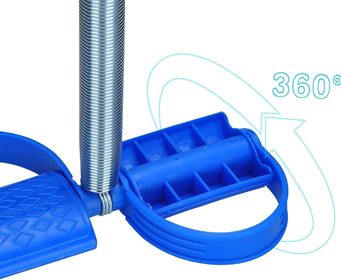 Elastic Sit Up Pull Rope Pedal Resistance Band Powerful Spring Drawstring Tummy Trimmer Equipment Portable Home Gym with Elastic Bodybuilding Fitness Slimming Training Exercise Bands