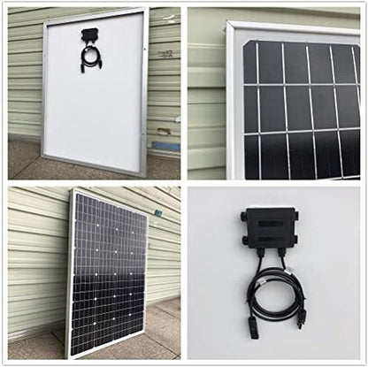 1800W Home Grid Tie Solar Kit On Grid System: 15pcs 120W Monocrystalline Solar Panel + 200W MPPT Solar Grid Tie Power Inverter,1800w Kit with 2000w Inverter,3POUR3