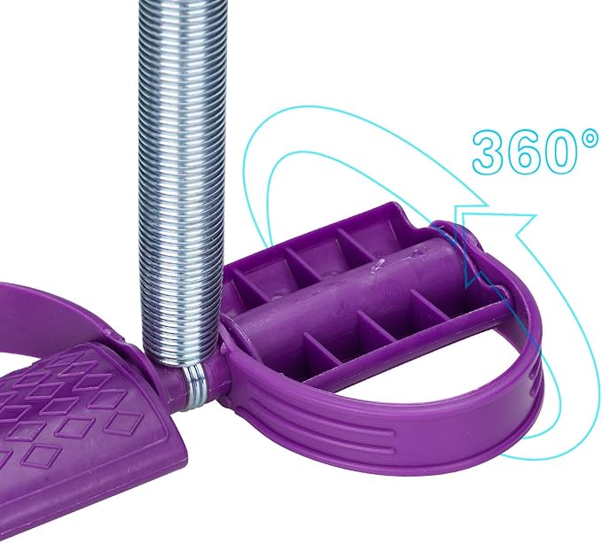 Elastic Sit Up Pull Rope Pedal Resistance Band Powerful Spring Drawstring Tummy Trimmer Equipment Portable Home Gym with Elastic Bodybuilding Fitness Slimming Training Exercise Bands