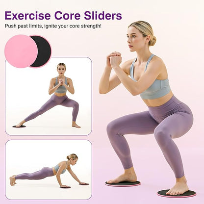 Rhino Valley Home Pilates Kit for Women, Pilates Equipment with 13'' Magic Circle, Mini Ball, 5 Resistance Bands, Bag & Guides, Beginner Home Workout Essentials Set for Full-Body Exercise