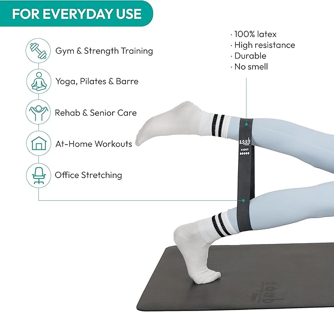 Fitness Resistance Bands Set Stretch Bands for Exercise Bands Resistance for Home Workout Bands, with Handles Bands for Working Out Portable Fitness Bands Resistance Bands for Women Elastic Band