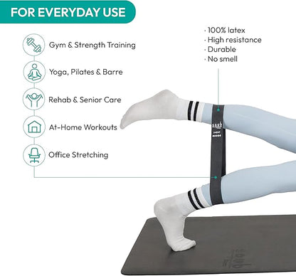 Fitness Resistance Bands Set Stretch Bands for Exercise Bands Resistance for Home Workout Bands, with Handles Bands for Working Out Portable Fitness Bands Resistance Bands for Women Elastic Band