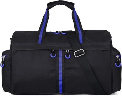 Gym Bag for Women and Men 35L Small Travel Bag for Sports, Gyms and Weekend Getaway with Wet Clothes Compartments Mini Heavy Duty Duffel Bag