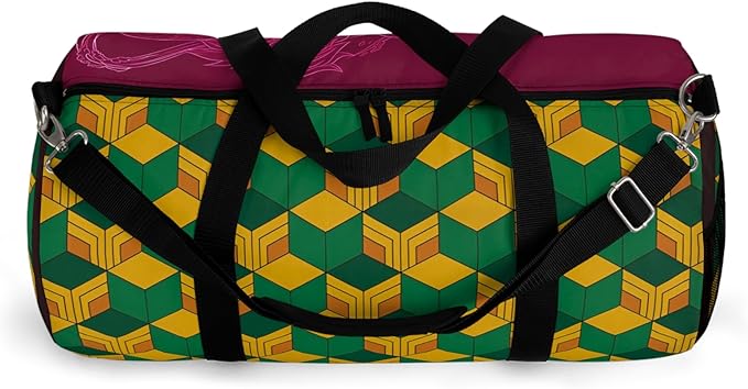 Anime Gym Bag for Women Men - Large Capacity Waterproof Workout Fitness Travel Sports Bags Fashion Street Camping ExpandaCLe Carry On Duffle Bag For Couple (Gyuu) PTY