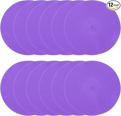 PATIKIL Spot Markers Non-Slip Floor Dots Agility Markers Flat Field Cones Poly Dots