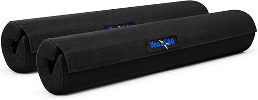 Yes4All Ergonomic Foam Bar Pad, Olympic Barbell Squat & Neck Pad for Squats, Hip Thrusts & Weight Lifting Bar