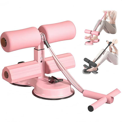 Sit Up Exercise Equipment,Ab Training Auxiliary Device,Portable Sit up Exercise Equipment，Adjustable ab Trainer Machine，Multi-Functional Adjustable ab Trainer ，for Home/Office/Gym(Rose,B)