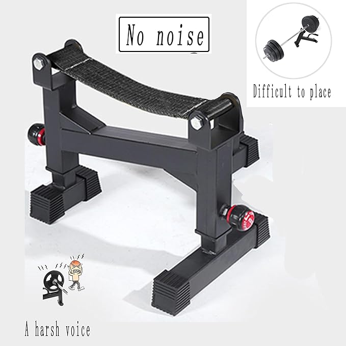 2 Stand Quiet Deadlift Barbell Elevation Stand…