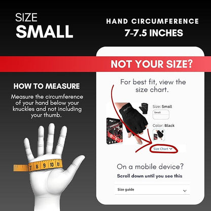 Workout Gloves for Men & Women - Weight Lifting & Gym Gloves with Enhanced Grip, Wrist Support & Palm Protection - Fitness, Training, Crossfit, Cycling & Exercise