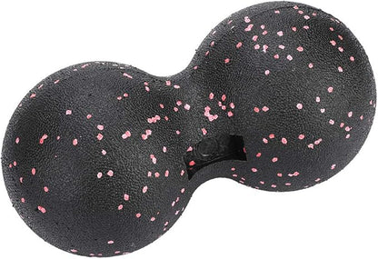 EPP Yoga Foam Roller Massage Ball Set High Density Muscle Recovery Tool for Yoga Rehabilitation Stability Exercises Black Color 30x15cm 11.8x5.9inch (24x12cm Double Balls)