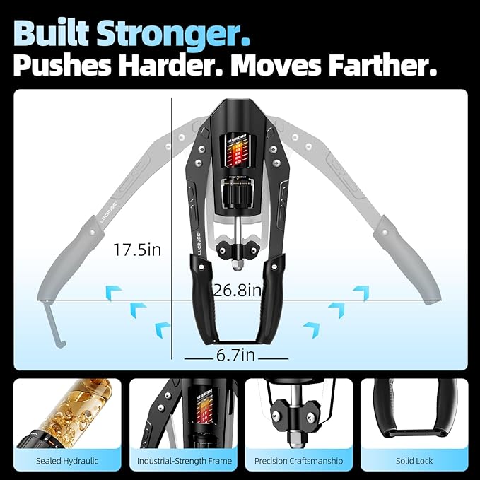 Twister Arm Exerciser, Adjustable Arm Twister Trainer, Chest Expander, Home Gym Equipment, Shoulder Arm Chest Forearm Muscle Training,22-440lbs Hydraulic Power Fitness Workout Exercise