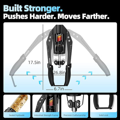 Twister Arm Exerciser, Adjustable Arm Twister Trainer, Chest Expander, Home Gym Equipment, Shoulder Arm Chest Forearm Muscle Training,22-440lbs Hydraulic Power Fitness Workout Exercise