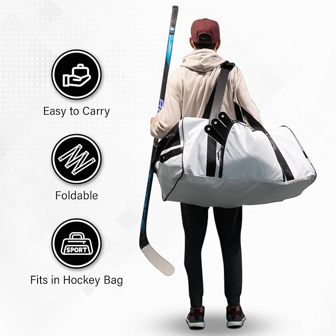 ACE HOCKEY The Snake Trainer - Lightweight Stickhandling Training Tool - Hockey Training Equipment for Puck Control, Reaction Time and Coordination - Portable, Durable and Adjustable