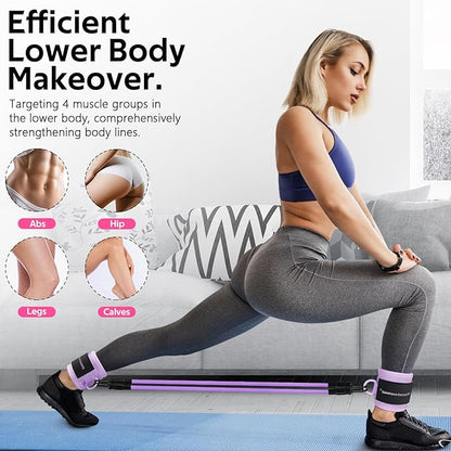 Ankle Resistance Bands with Cuffs, Ankle Bands for Working Out, Ankle Resistance Band for Legs and Glutes Workout Equipment, Butt Exercise Equipment for Women