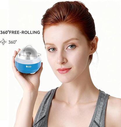 iECO Cold Massage Roller Ball - Ice Roller Ball for Muscles Deep Tissue, Cold & Heat Therapy, Plantar Fasciitis Roller