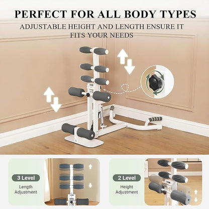 PAETA Squat Machine, Deep Squat Machine for Women, Glutes Workout Equipment with Adjustable Resistance Bands, Leg, Core & Ab Exercise Machine, Squat Assist Trainer for Home Gym