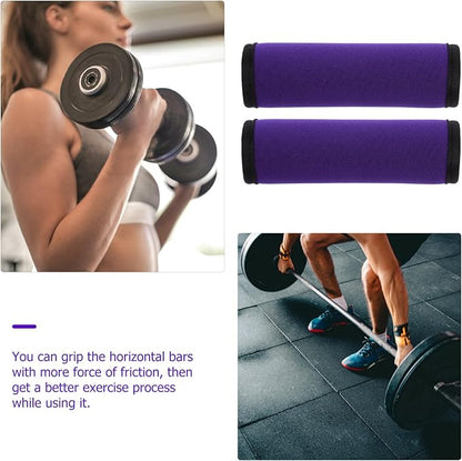 POPETPOP 2pcs Detachable Barbell Pad Cover - Protective Cushion for Deadlifts Hip Thrusts Weightlifting Lightweight Easy to Clean for Home Gym Use