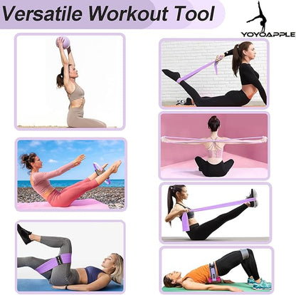 at Home Pilates Essentials Kit for Women,11pcs Pilates Kit for Home Workouts Women,Pilates Kit for Home Workouts Women,Pilates Ball and Ring Set,Pilates Accessories for Home Workouts
