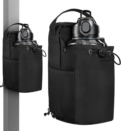 DZ Duozhan Magnetic Gym Bag with Large Capacity – 46oz Water Bottle Holder & 6.6lbs Storage – Strong Magnetic Attachment for Workouts – Waterproof Laminate & Polyester – Adjustable Strap for Gym