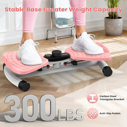 RELIFE Waist Twister Machine Exercise, Ab Twist Board With Digital Monitor, 20db Quiet, 300lb Capacity Anti-Slip Base For Home Gym, Belly Fat Workout For Women & Men