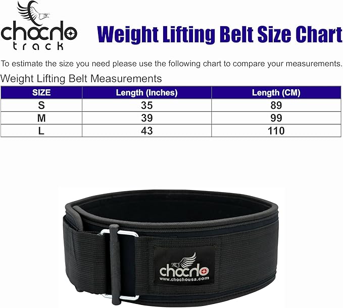ChoCho Track Premium Weightlifting Belt Self-Locking Weight Lifting Belts
