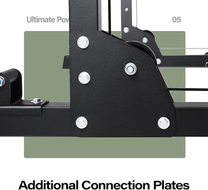 MAJOR FITNESS Drone1 Power Cage - Multi-Function Power Rack for Home Gym, Squat Rack, Cable Crossover System, for Strength Training
