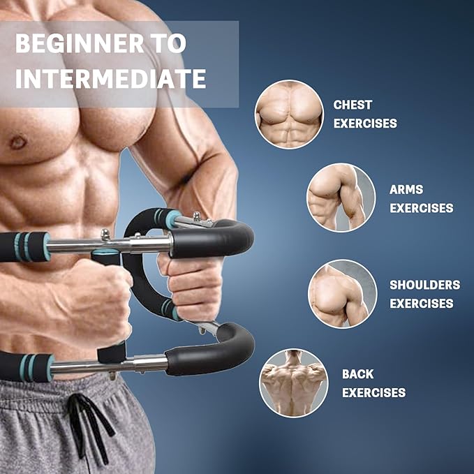 Exercise Equipment-Portable Resistance Training, Adjustable Chest and arm Training Equipment for Men and Women, Suitable for use at Home and in The Gym, for Men.