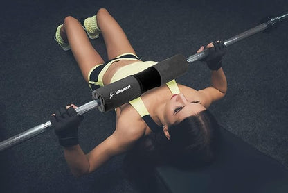 Barbell Pad Squat Pad for Squats Hip Thrusts Lunges Glute - Neck & Shoulder Protective Pad with Nylon Padding Support, Fit for Smith Machine and Olympic Standard Weightlifting Cushion