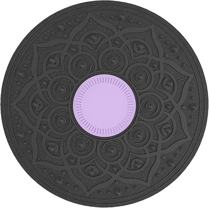 Wobble Balance Board - Non Slip Balancing Trainer, with Massage Points, 360 Degree Rotation, Workout Core Trainer for Home Gym Yoga Core Training, Sturdy Fitness Equipment 11.81 Inches