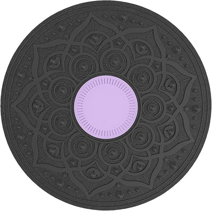 Wobble Balance Board - Non Slip Balancing Trainer, with Massage Points, 360 Degree Rotation, Workout Core Trainer for Home Gym Yoga Core Training, Sturdy Fitness Equipment 11.81 Inches
