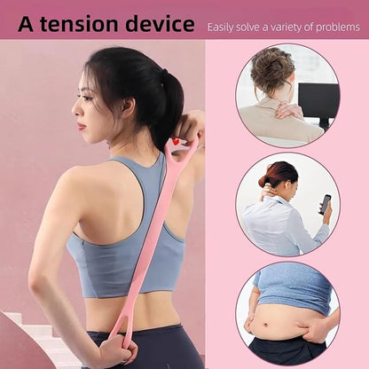 2 PCS Figure 8 Resistance Band - Elastic Fitness Rope for Arm, Back, Shoulder & Full-Body Workouts | Foot, Leg, Hand Stretcher for Yoga, Pilates, Physical Therapy & Home Gym Exercise